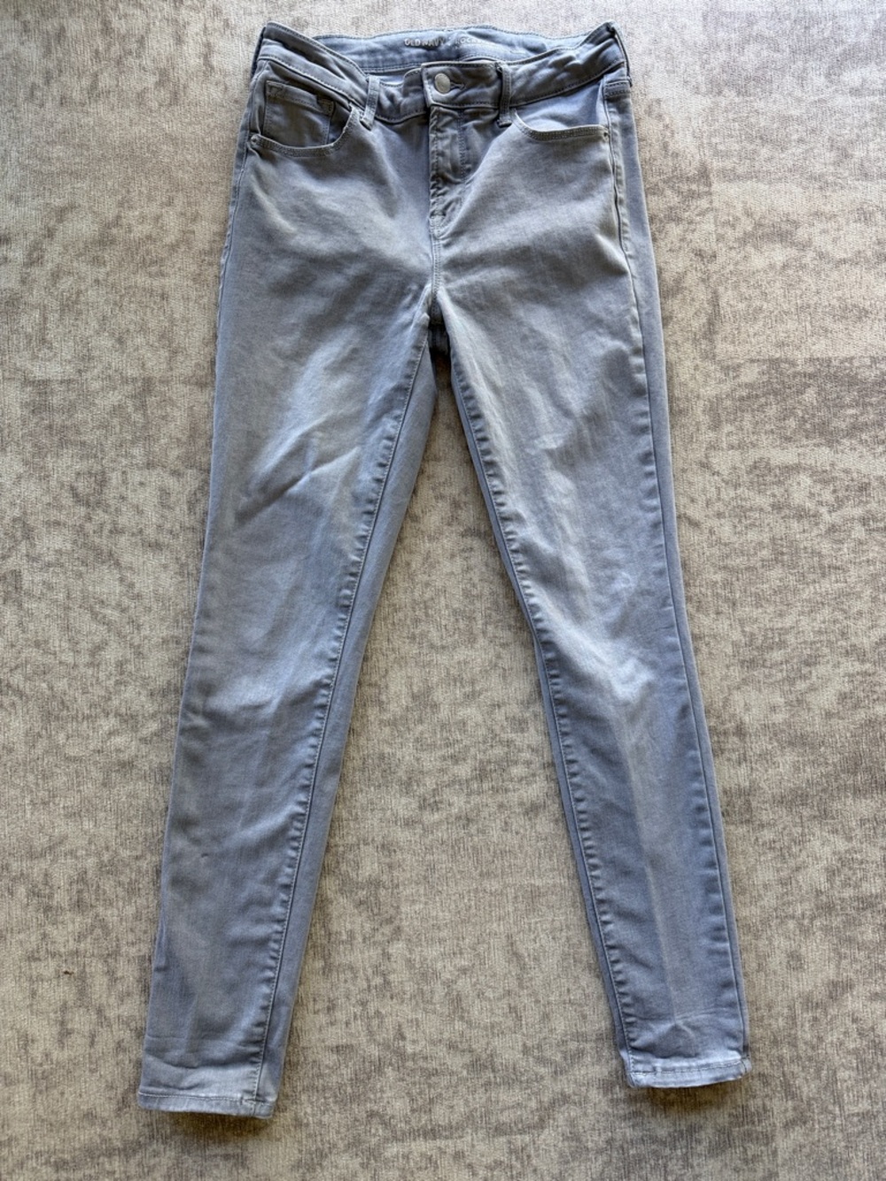 Old Navy Light Gray Skinny Jeans